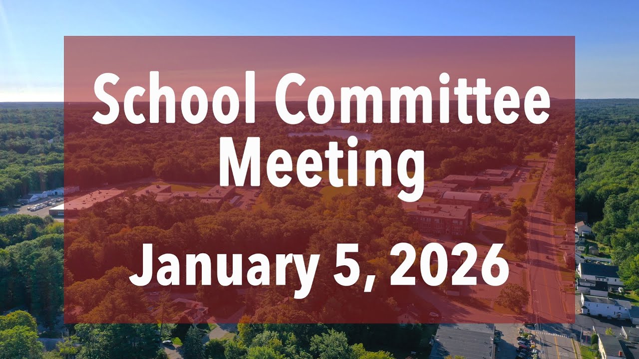 01 05 School Committee Meeting