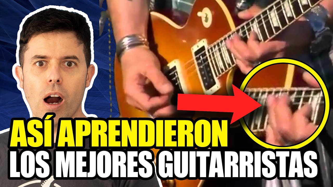 ASÍ es CÓMO APRENDIERON los MEJORES GUITARRISTAS: Jimi Hendrix, Slash, Brian May, Santan....
