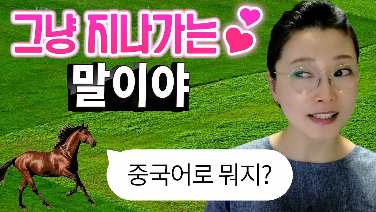 【지나가는 말】 은 중국어에서 뭐라 하지?ㅣ원어민 홍매쌤
