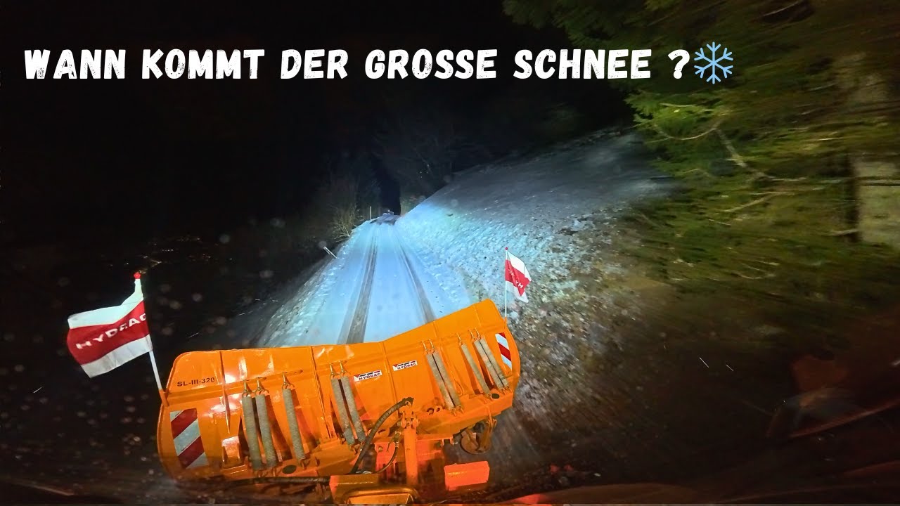 ❄️kleiner Winterdienst Einsatz vom 09.01.26❄️Schneeräumung in den Zillertaler Alpen