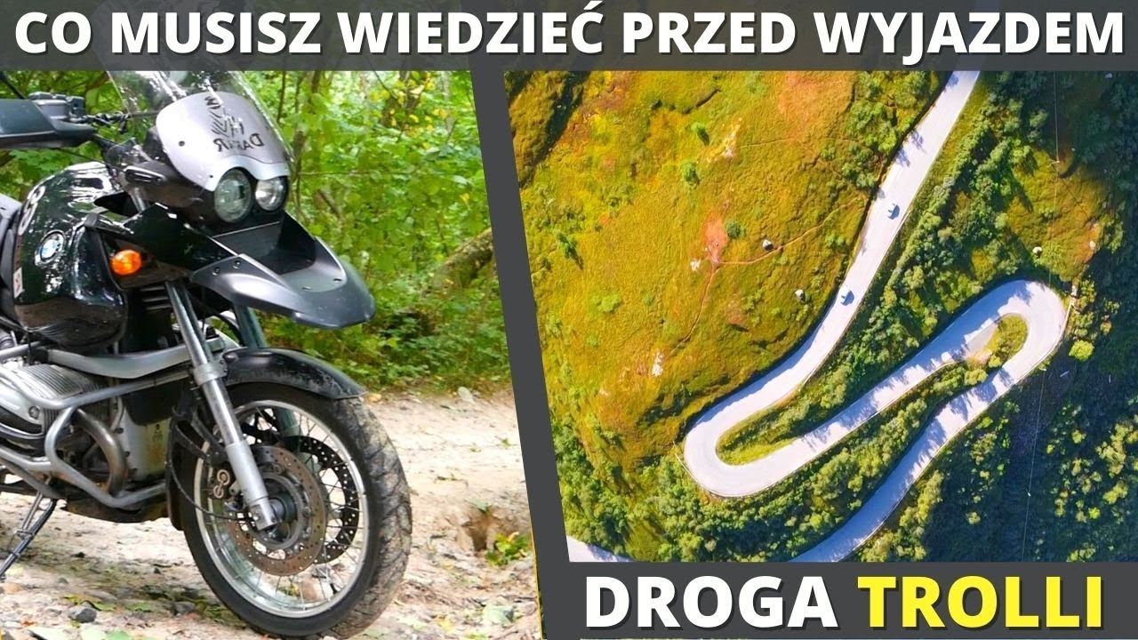 Wyprawa motocyklowa do Norwegii, droga Trolli i droga Atlantycka, Trollstigen, Norwegia motocyklem