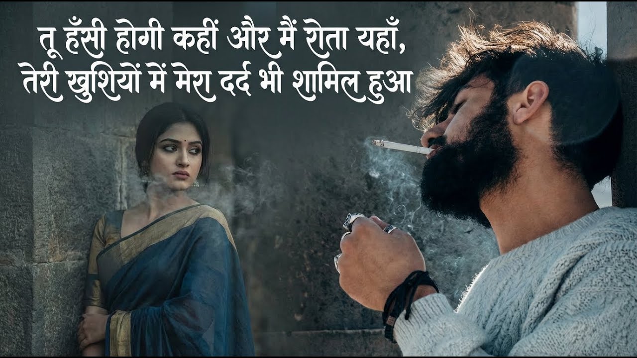 तू हँसी होगी कहीं और मैं रोता यहाँ,तेरी खुशियों में मेरा दर्द भी शामिल हुआ Sad Ghazal #sadsong #sad