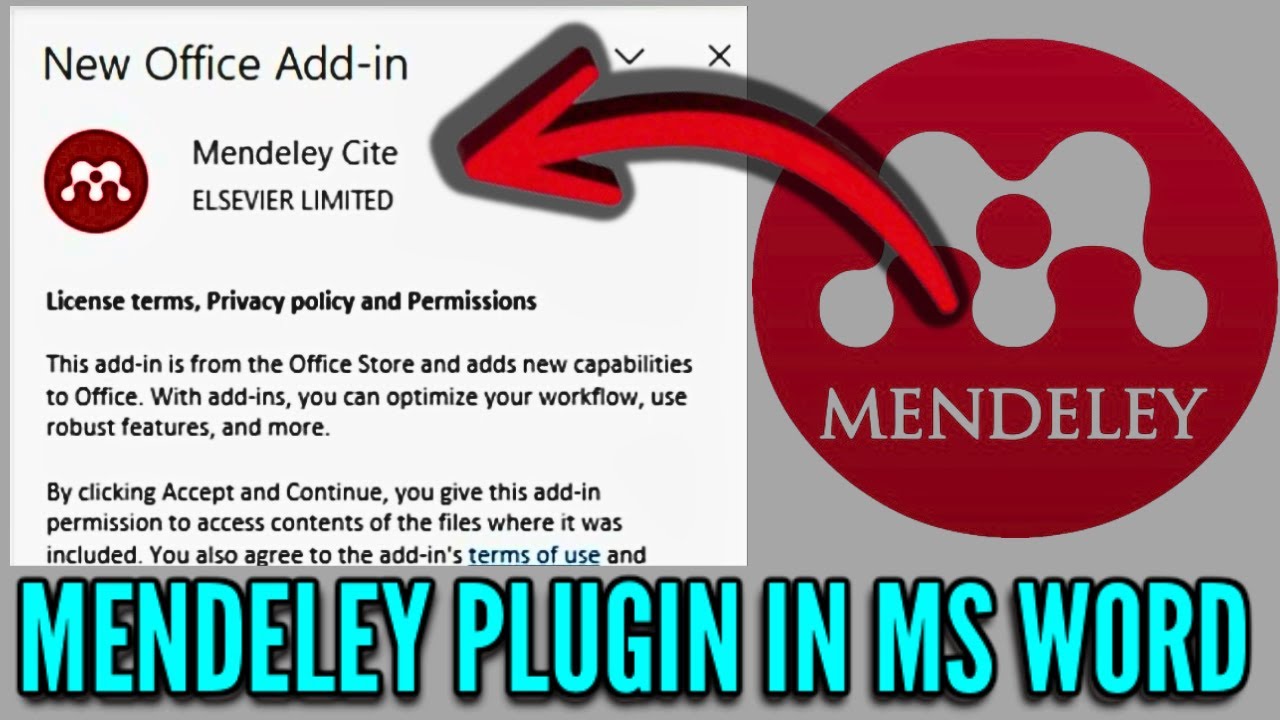 Как добавить плагин Mendeley Cite в MS Word | Добавить Mendeley в Word