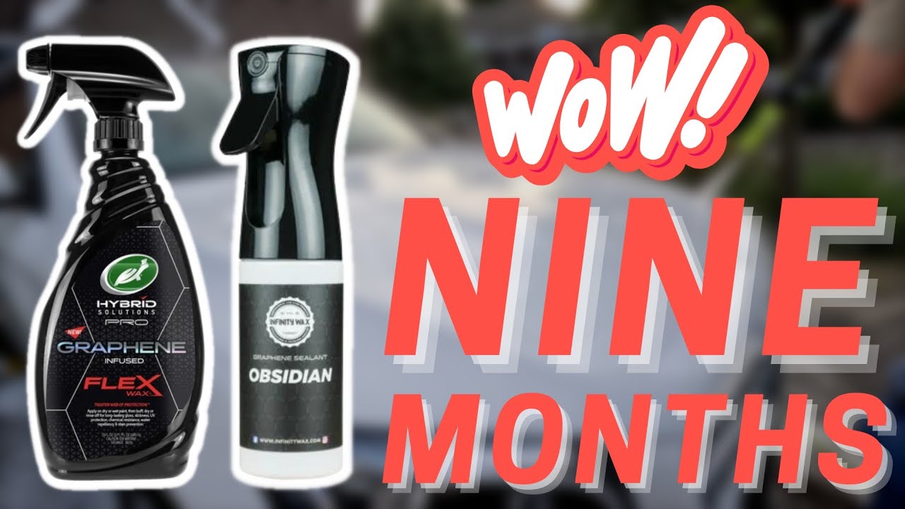 🗓️ 9 MONTHS LATER - Turtle Wax Flex Wax vs Infinity Wax Obsidian