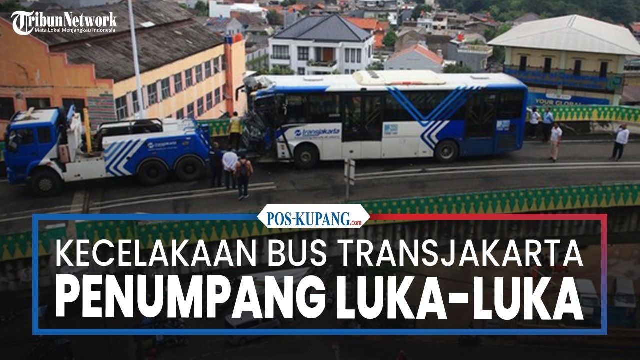 Dua Bus Transjakarta Adu Banteng di Koridor 13, 24 Penumpang Luka-Luka