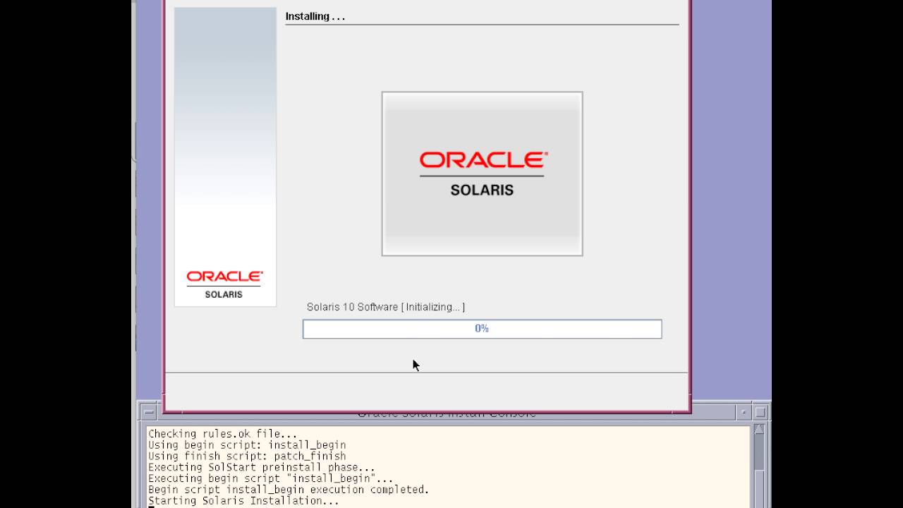 [SunOS] v.5.10 / Graphic installation