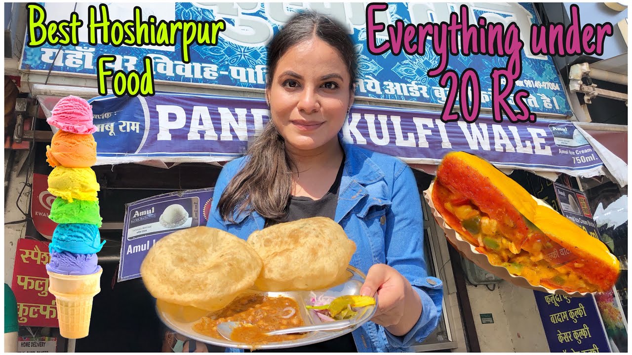 Best places to eat in Rs.20 in Hoshiarpur | Best food of Hoshiarpur| Rajesh Bakery | Tanya Dhamija