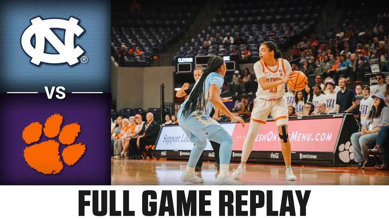 North Carolina vs. Clemson Full Game Replay | 2024-25 ACC Women’s Basketball