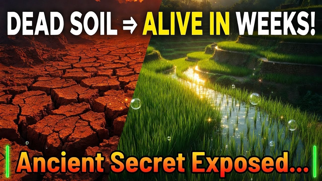 Ancient Rice Paddy Secret That Revives Dead Soil FAST – Oxygen + Carbon Hack Farmers Forgot!
