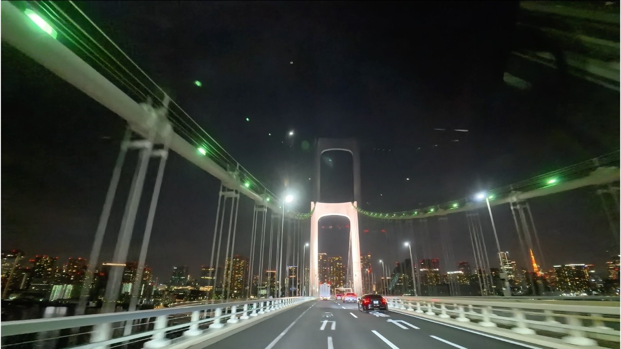 Tokyo Expressway Night Drive 2 | Yokohama, Haneda & Rainbow Bridge🚗首都高ナイトドライブ②｜横浜,羽田,レインボーブリッジ Lo-fi