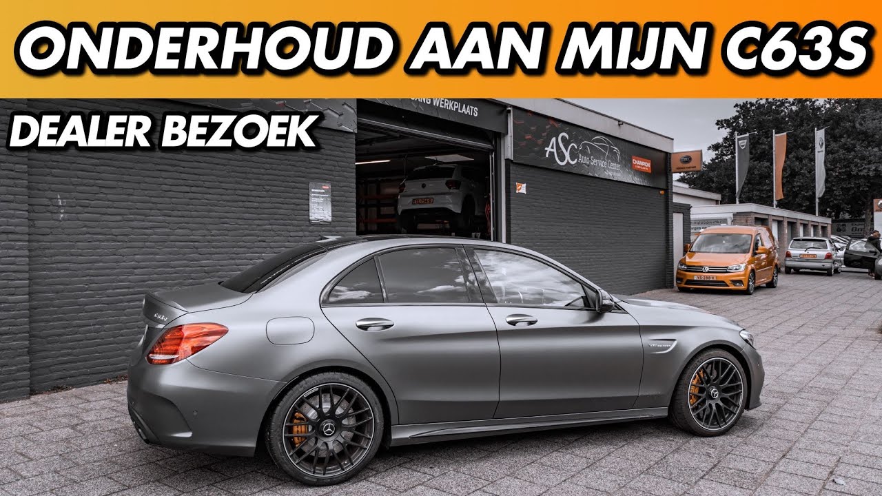 ONDERHOUDSBEURT AAN MIJN C63 S AMG - BIJ DE DEALER! | EmreDrives