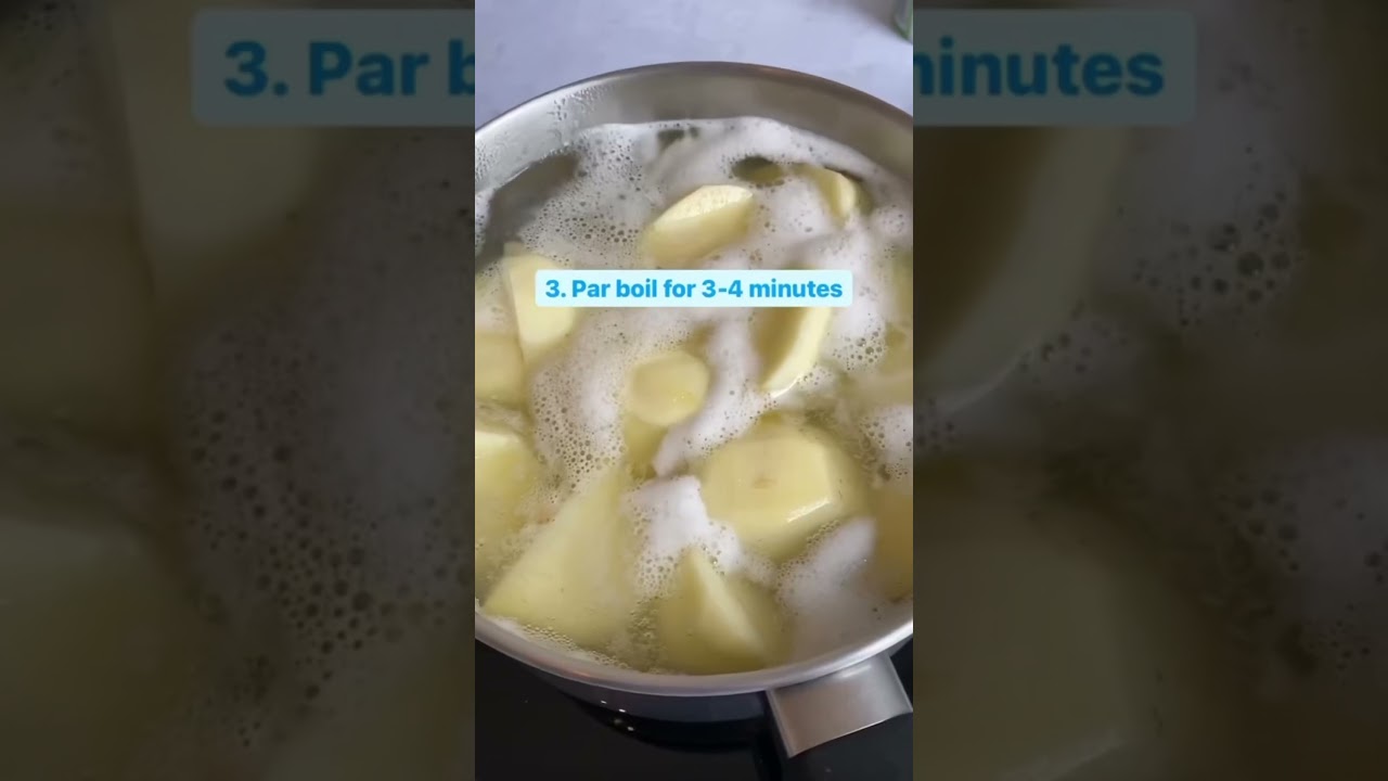 Made in advance roast potatoes