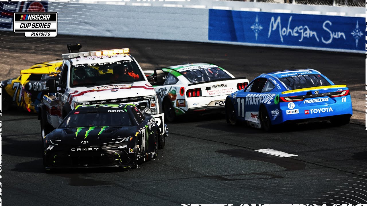Hamlin and Gibbs Tangle at New Hampshire | 2025 NASCAR Cup Series