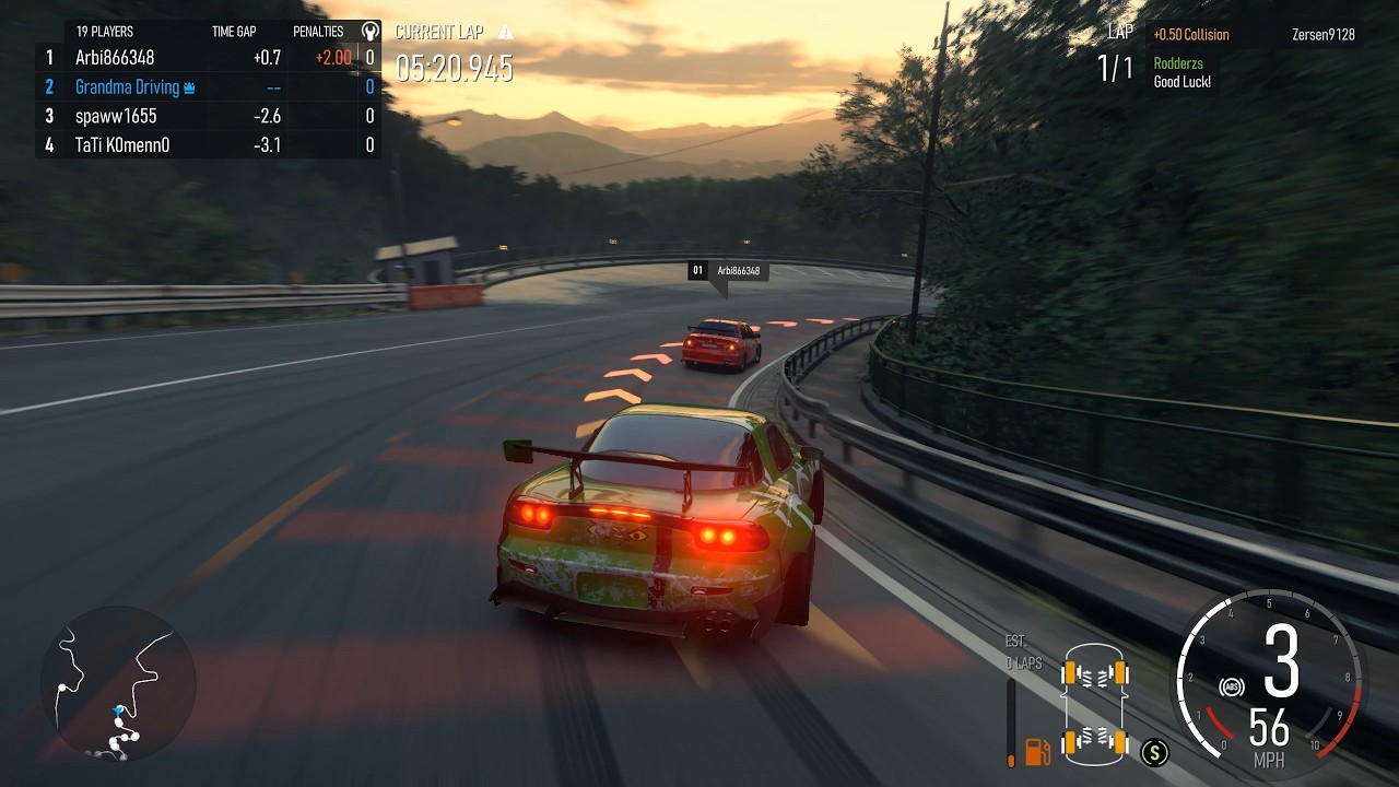 Kenji's Mazda RX-7 FD3S Sliding Through Fujimi Kaido A-Class (Forza Motorsport)