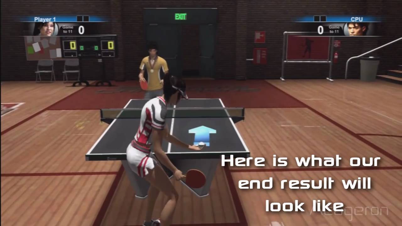 Easiest Way to Beat Kenji in Gold Cup - Table Tennis - Sports Champions  - PlayStation Move[HD]