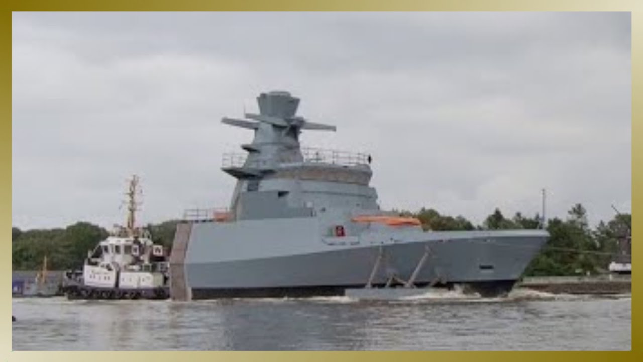 Bugsegment der Korvette KARLSRUHE im Nord-Ostsee-Kanal // Hochbr&uuml;cke Hochdonn // 18. August 2021