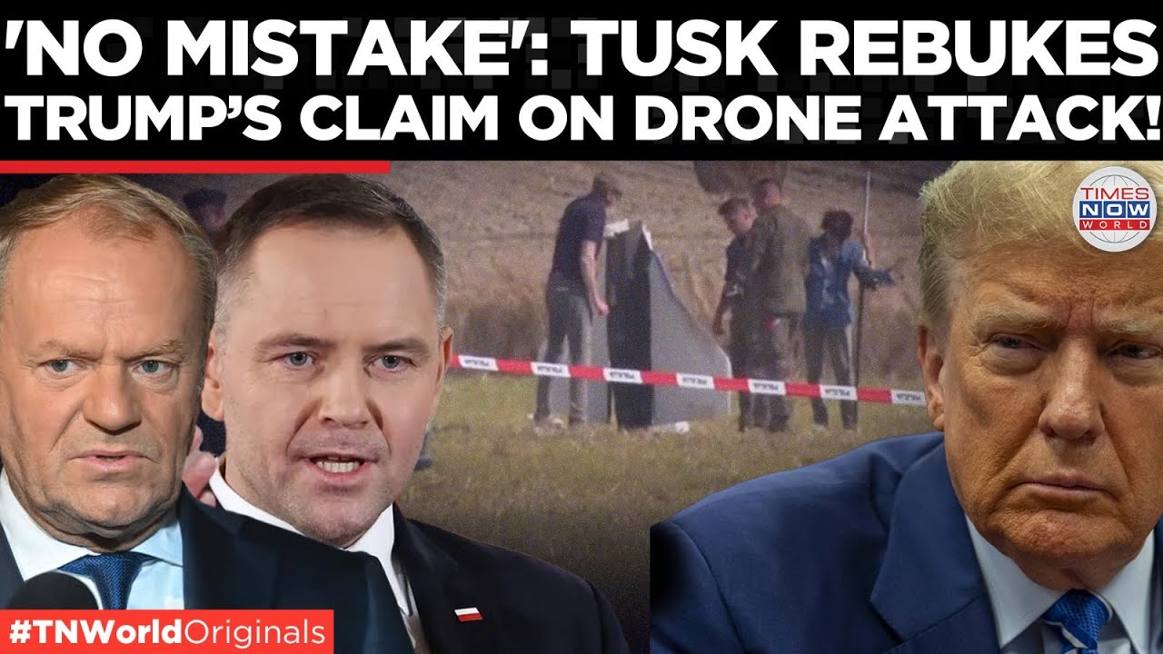 Poland V/S Trump: Warsaw Slams Trump&rsquo;s &lsquo;Mistake&rsquo; Claim on Russian Drone Attack! | Times Now World