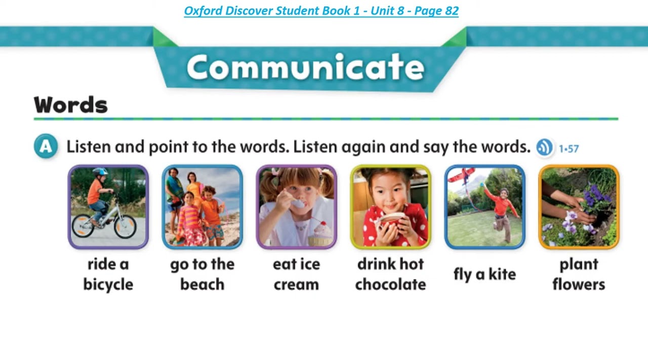 Oxford Discover Student Book 1   Unit 8  The season of Arnold’s apple tree