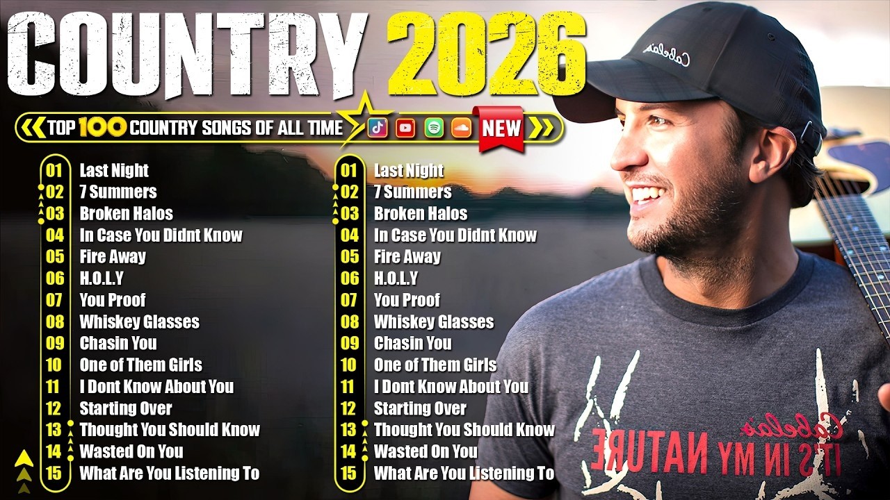COUNTRY LOVE SONGS 2026 ❤️ LUKE COMBS, KANE BROWN, MORGAN WALLEN | BEST COUNTRY MIX
