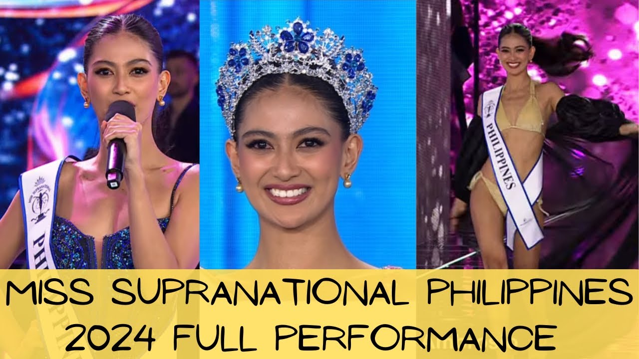 CROWNING MOMENT | ALETHEA AMBROSIO MISS SUPRANATIONAL PHILIPPINES 2024 FULL PERFORMANCE