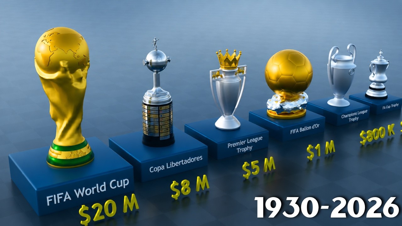 Most Expensive Football Trophies Revealed | 1930 - 2026