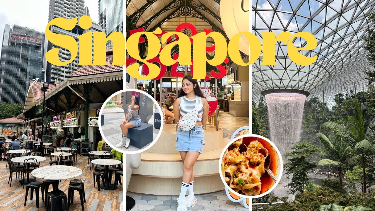 Singapore Vlog Pt. 1 | කෑම හොයපු trip එක✈️☺️