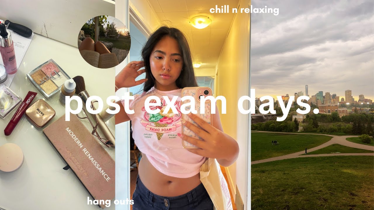 days after exam season vlog 🤩 (finishing my last final, going out, watching shows, etc.)