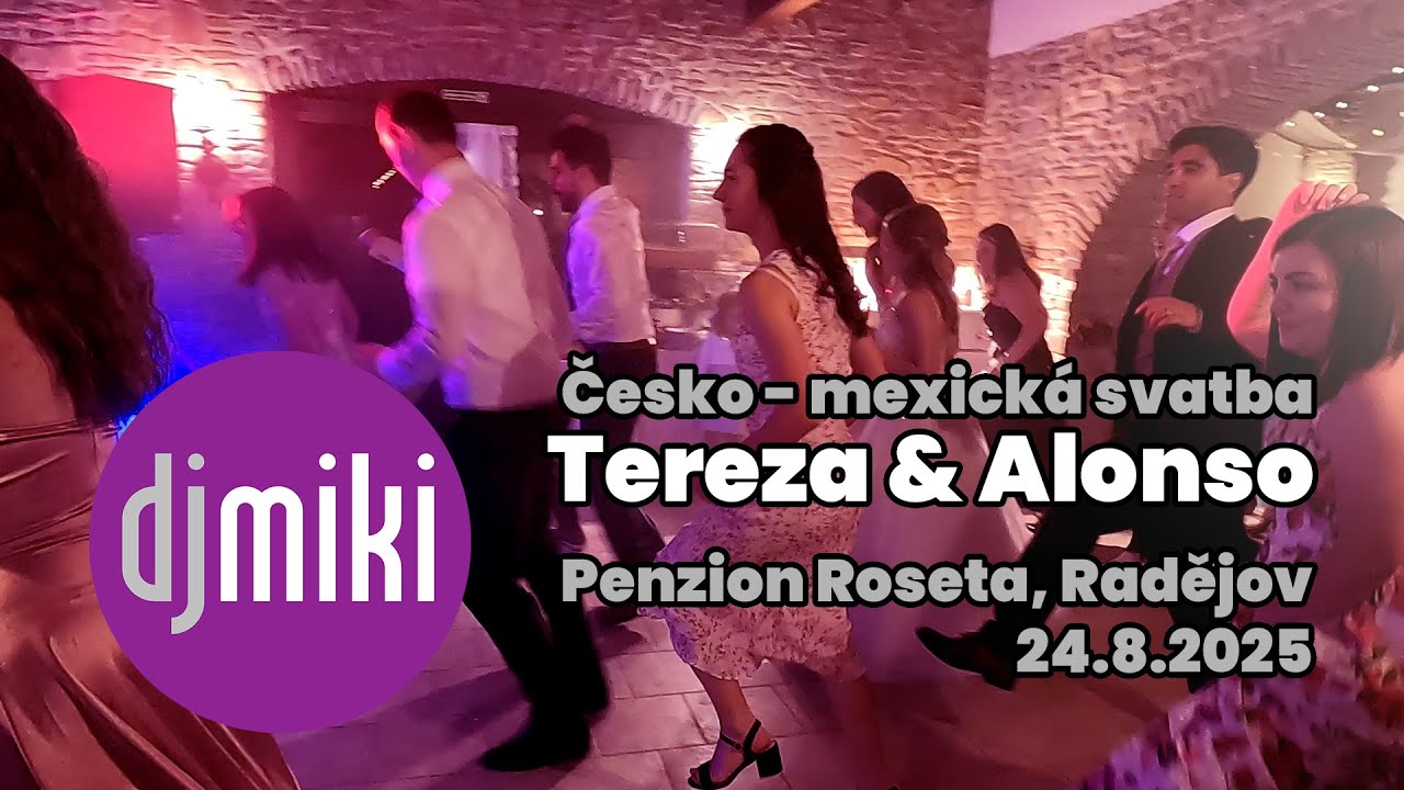 Zářící párty🌟mexický žár a česká radost na svatbě Terezy a Alonsa!