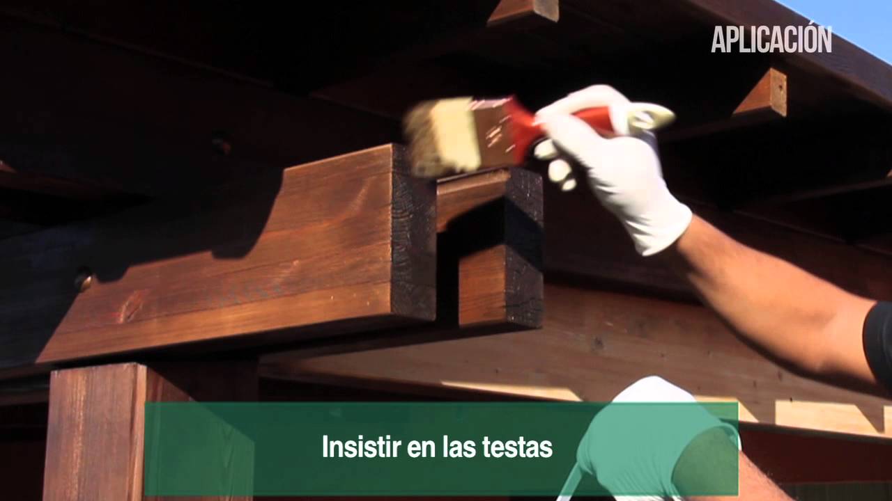 Tutorial aplicación CEDRIA DEKOR LASUR + CEDRIA SOL LASUR para mantenimiento de una pérgola