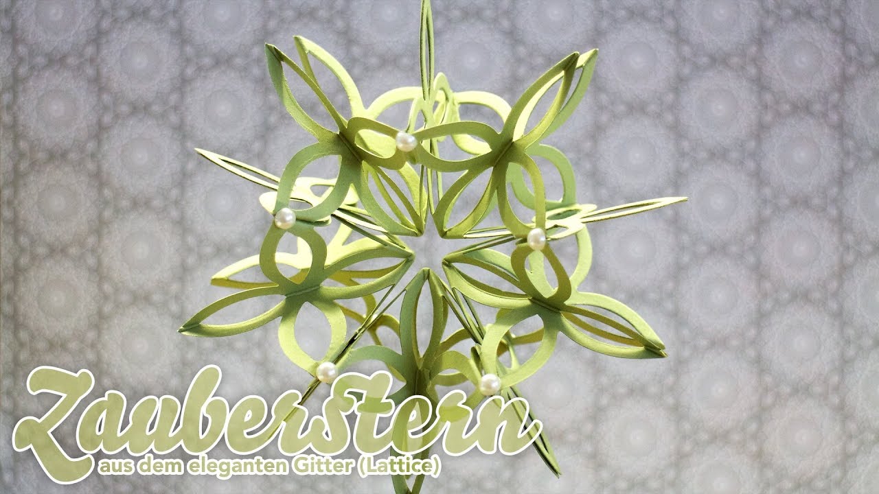 DEKORATION - Zauberstern - eleganten Gitter von Stampin' Up! mit Rico