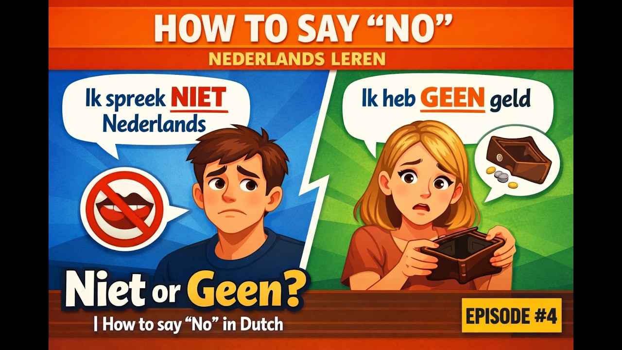 #4  Niet or Geen? | How to say 