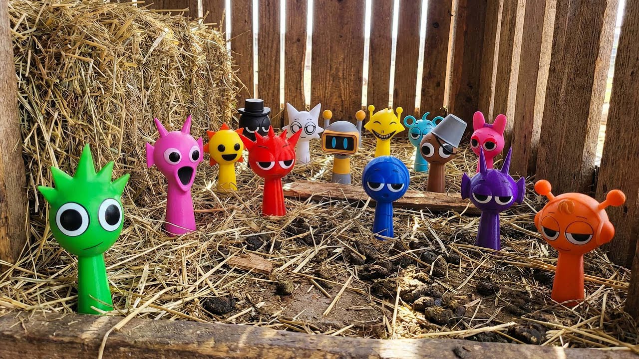 Pause and Find Sprunki in the Goat Barn