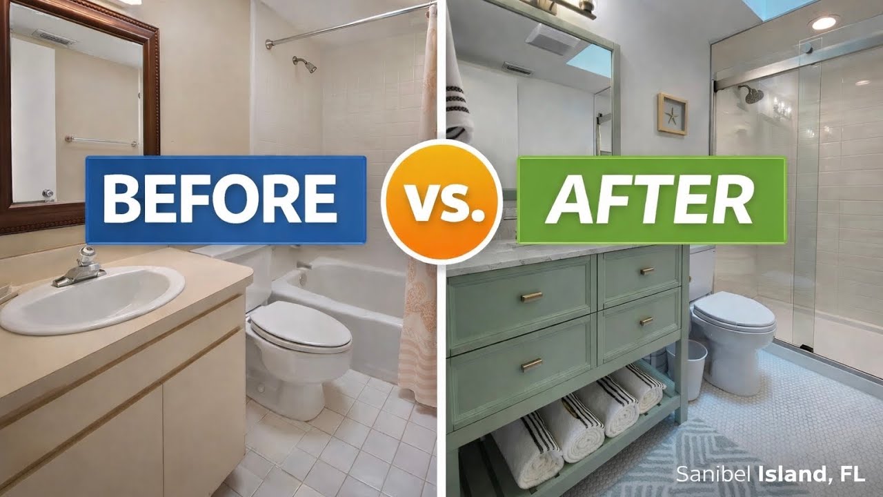 Sanibel Island Bathroom Remodel | Before & After Transformation | Episode 3