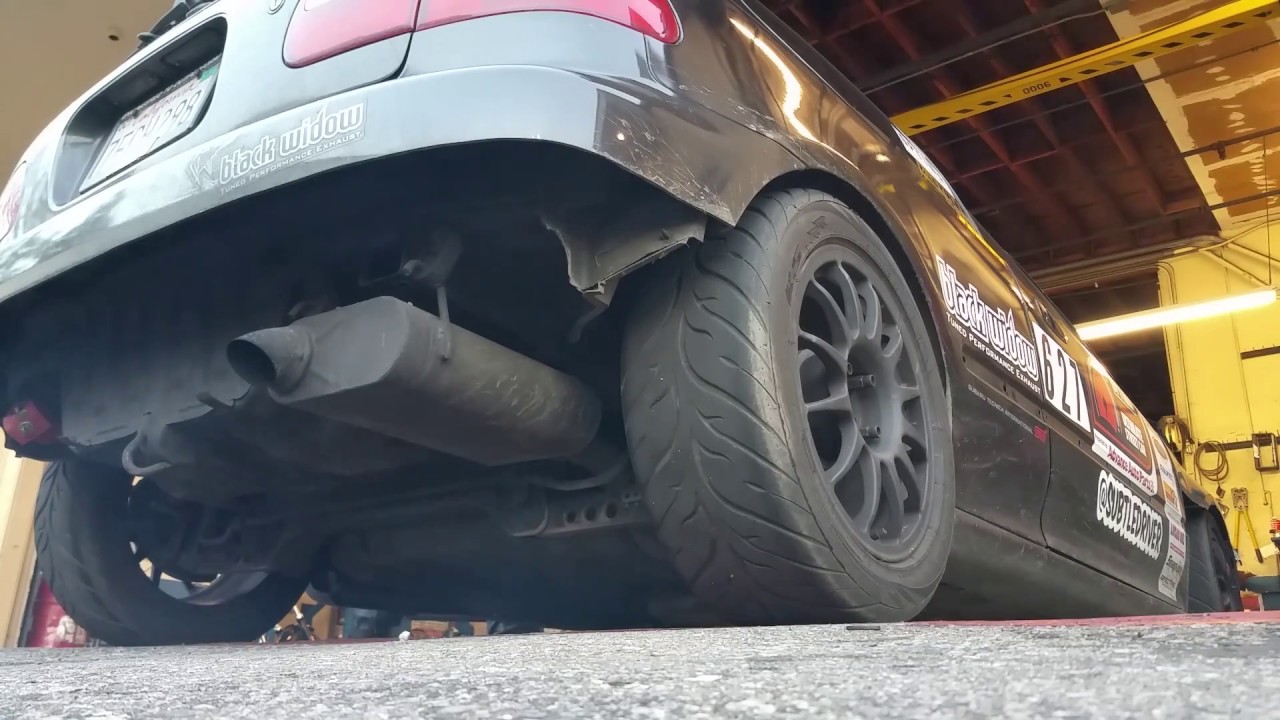 Supercharged Civic with Subaru exhaust! Must see to believe!