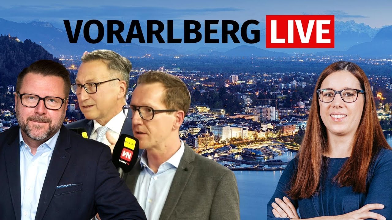 Vorarlberg LIVE mit Martin Dechant, Helmut Mennel und Michael Tagger