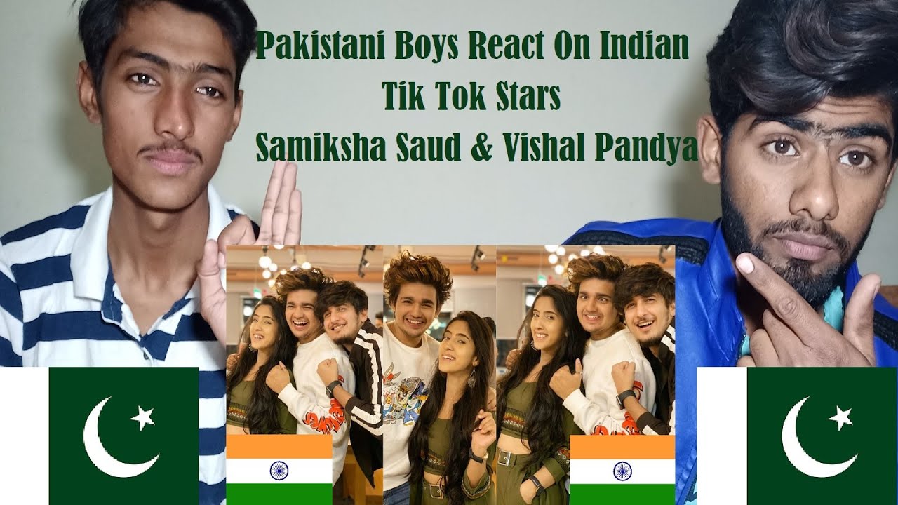 Pakistani  React on indian,Tik tok SuperStar,sameeksha sud and vishal pandey,musically video,