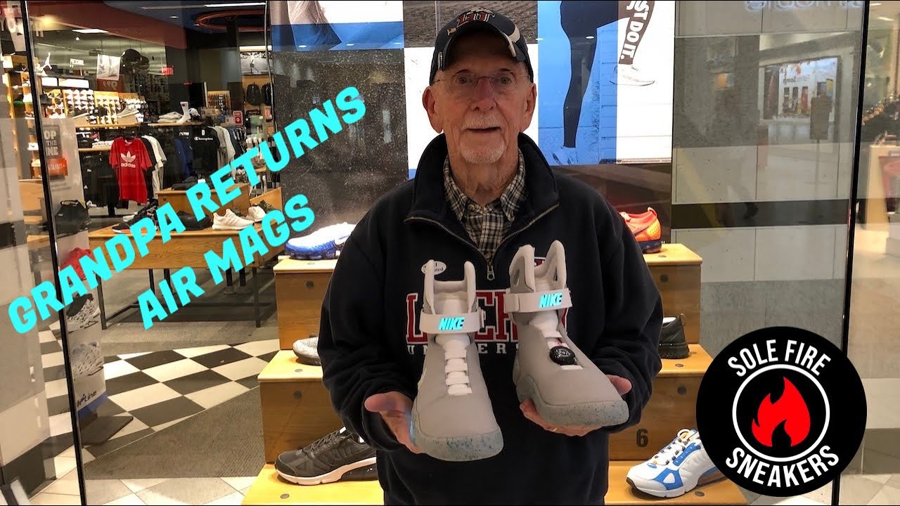 ДЕДУШКА ВОЗВРАЩАЕТ КРОССОВКИ NIKE AIR MAGS