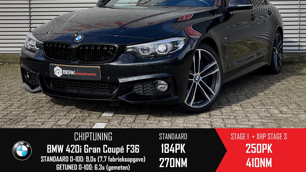 ACCELERATION BMW 420i Gran Coup&eacute; F36 B48 Stage 1 Chiptuning | BERKPerformance
