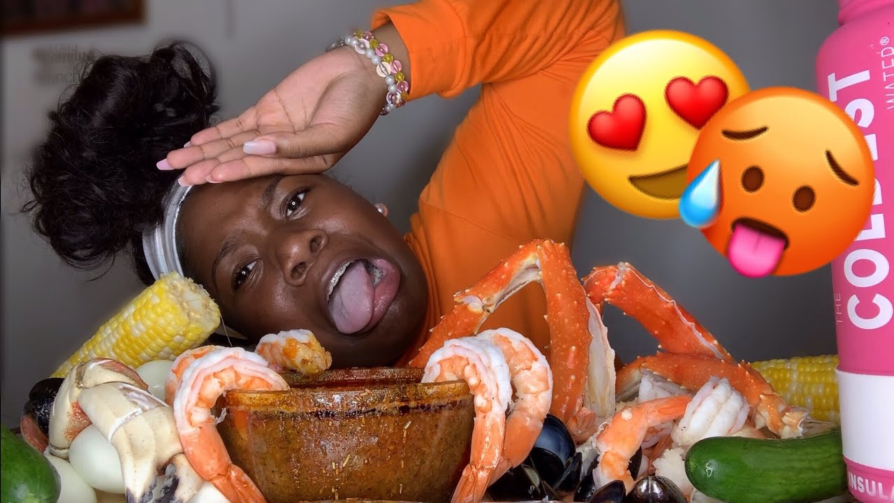 I PASSED OUT FROM BLOVES SAUCE, OMG SEAFOOD BOIL MUKBANG!!!!😱😍