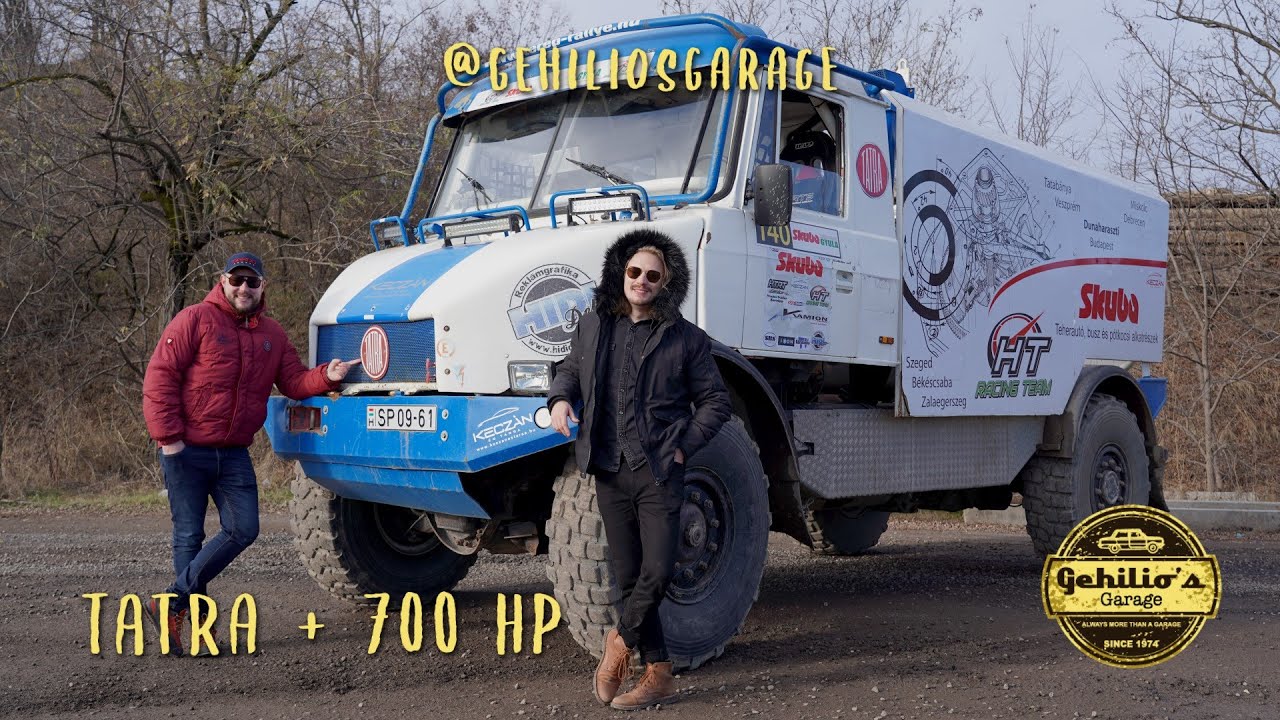 RALLY TATRA 815 + 700 HP, V12 TESZT! 