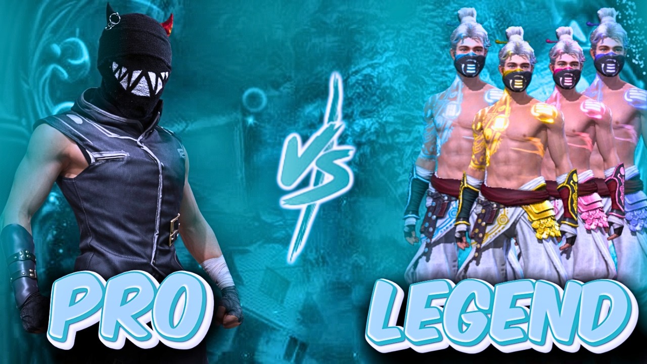 PRO VS LEGEND😱|| 1 VS 4 FULL GAMEPLAY🎮 || HEADSHOT RATE 99%⚡ || GARENA FREE FIRE🔥|| RYZEN 5 5600GT🖥️