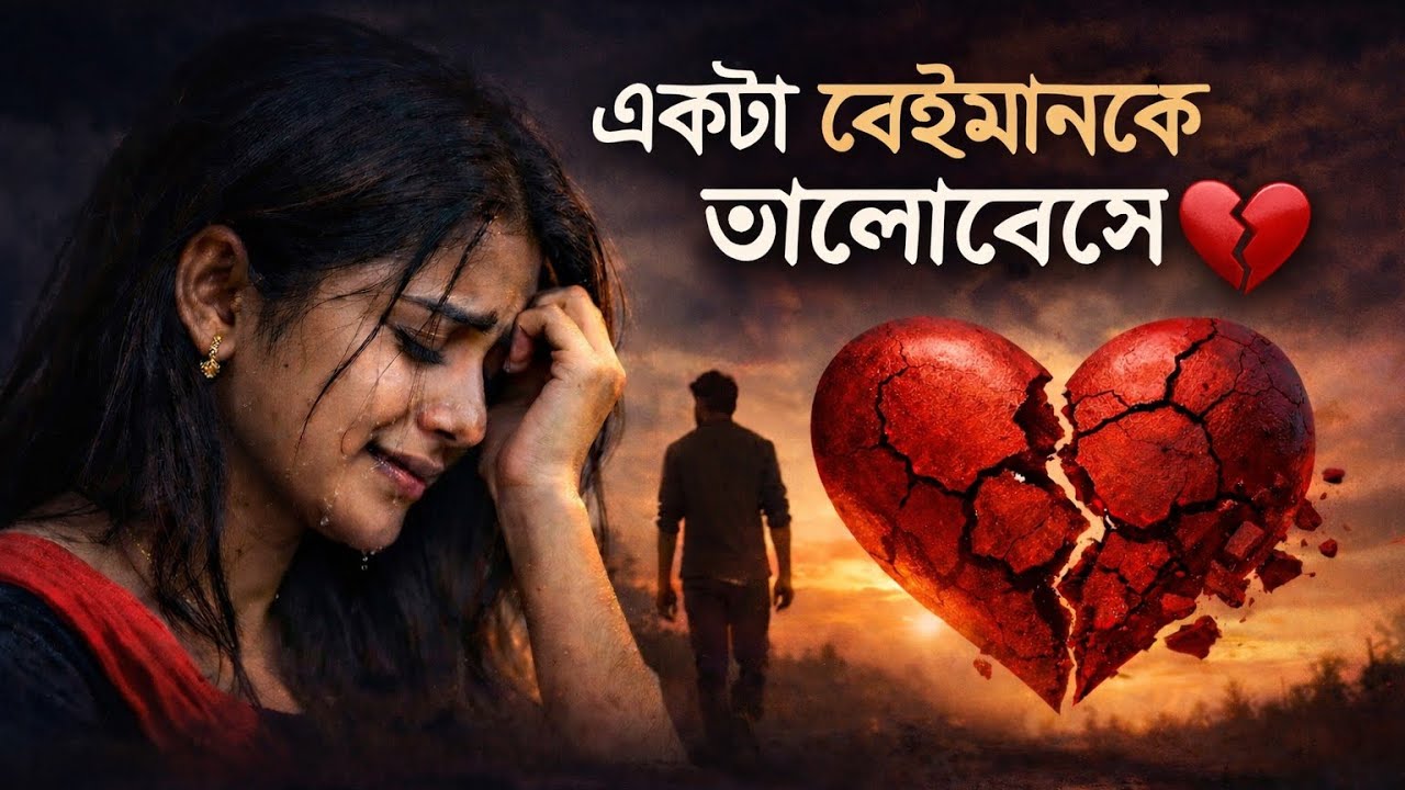 একটা বেঈমানের ভালোবেসে 💔 | Ekta Beimaaner Valobese | Bangla Sad Song 2026 | Heart Broken Song