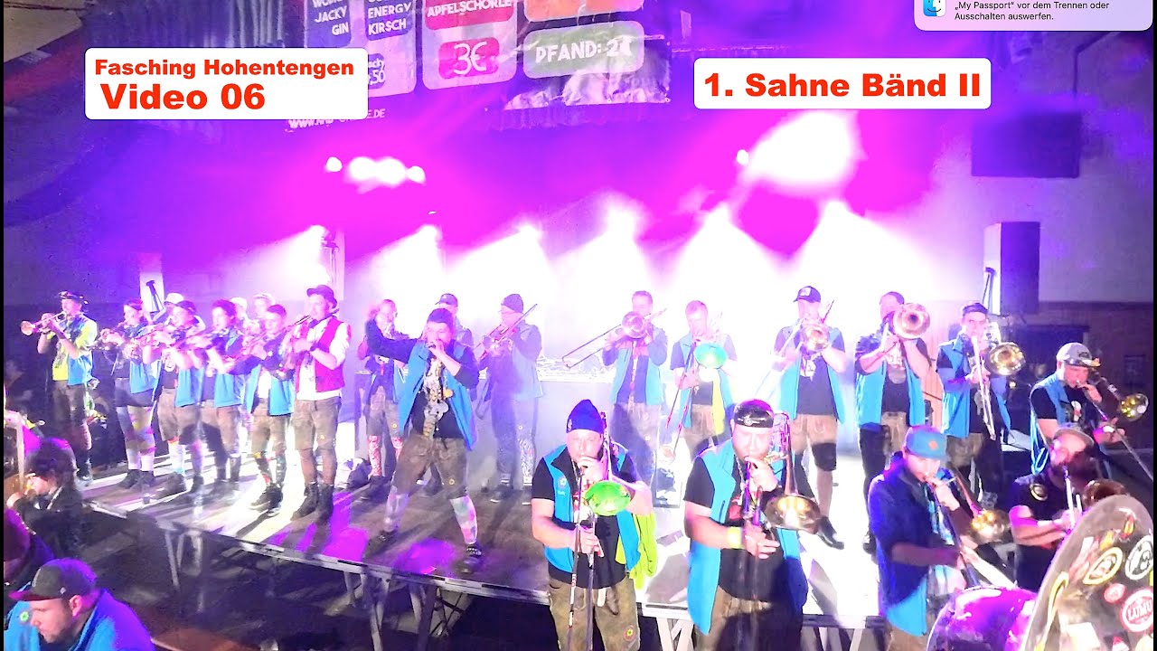 V 06🔥 1. Sahne Bänd – Teil II - Die Lumpenkapelle rockt die Megafasnetsparty 2025! 🎺🎉