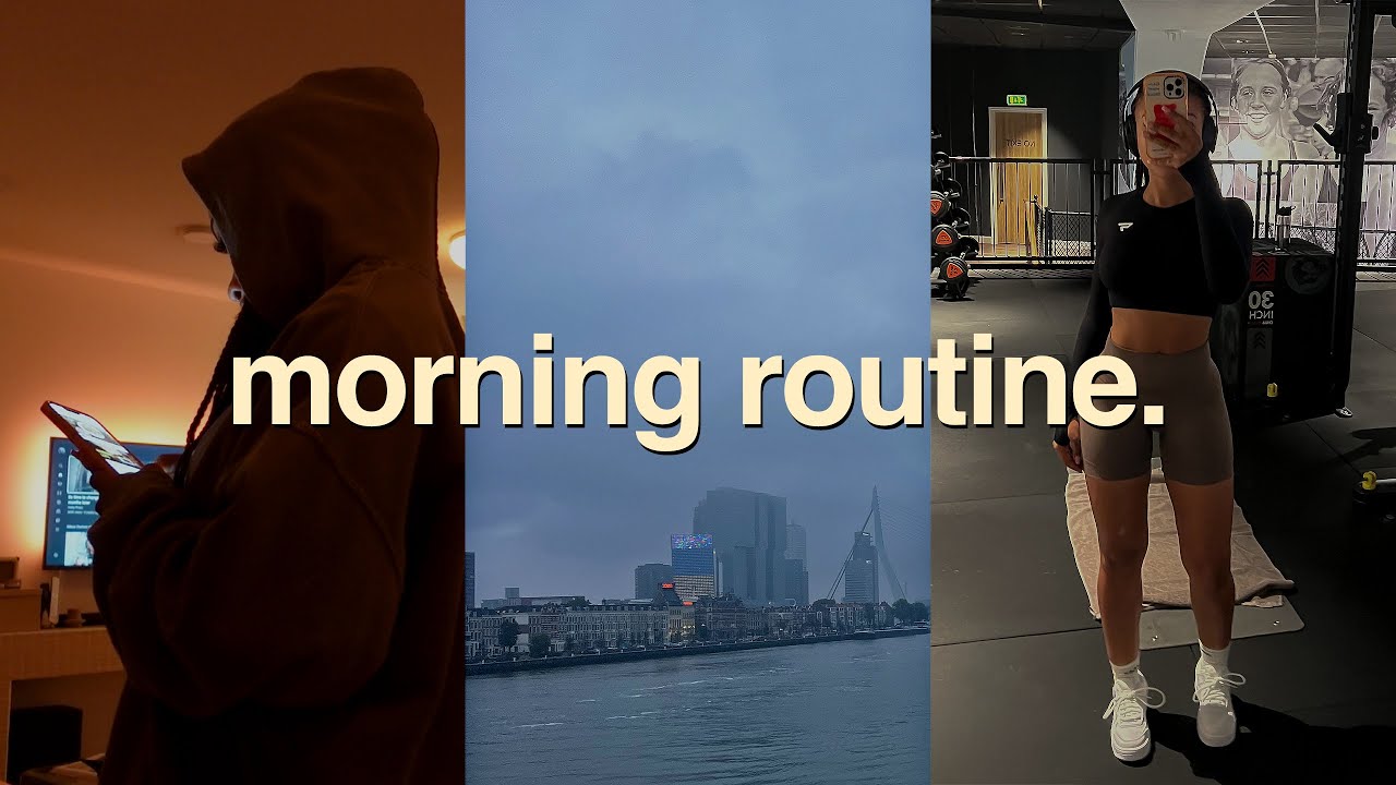 a morning routine transitioning into fall.