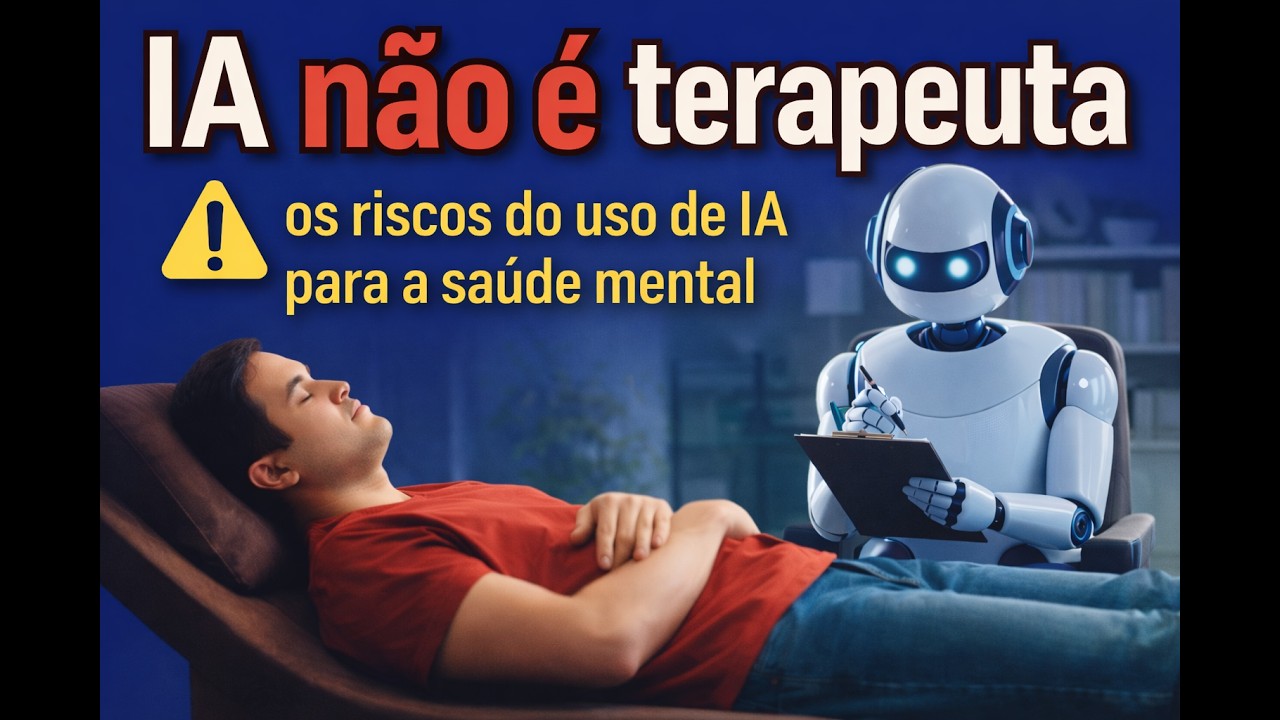 IA não é terapeuta. Conheça os riscos da inteligência artificial para saúde mental.