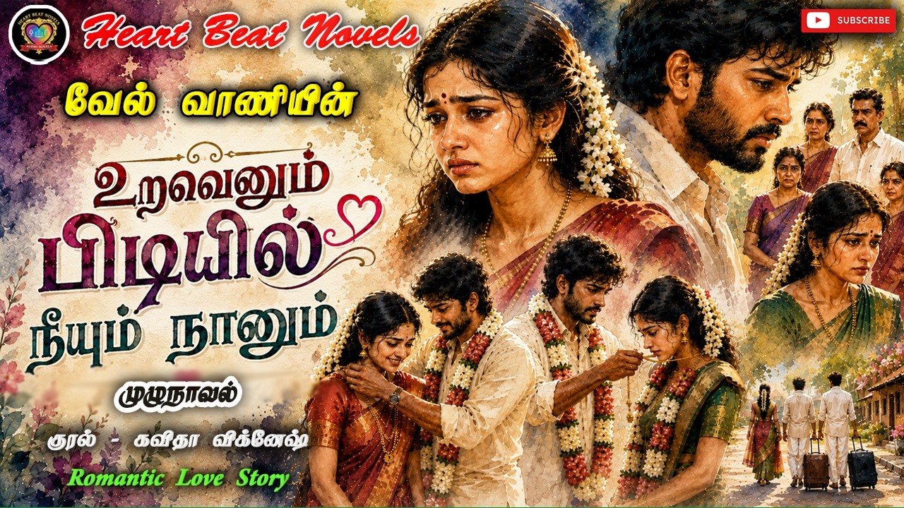 உறவெனும் பிடியில் நீயும் நானும் | Heart Beat Novels | Tamil Audio Novels | Anti Hero Novels
