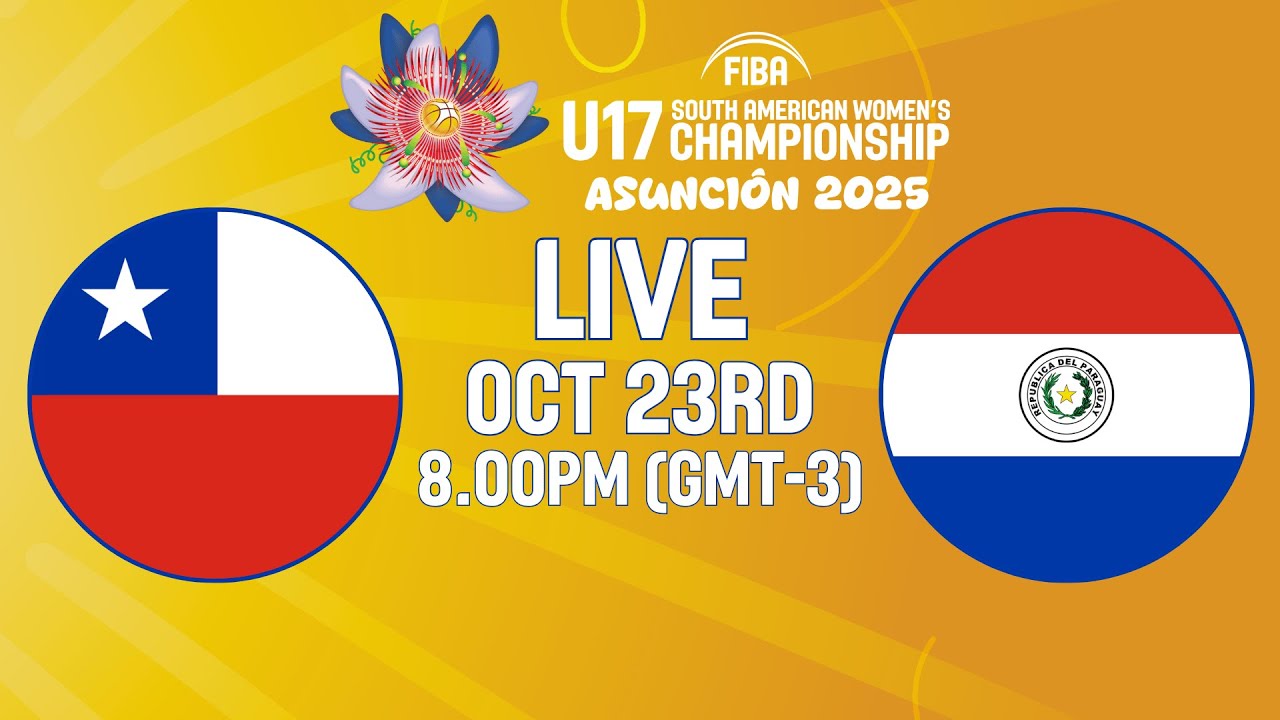 Chile v Paraguay | Full Basketball Game | FIBA U17 South American Women's Championship 2025