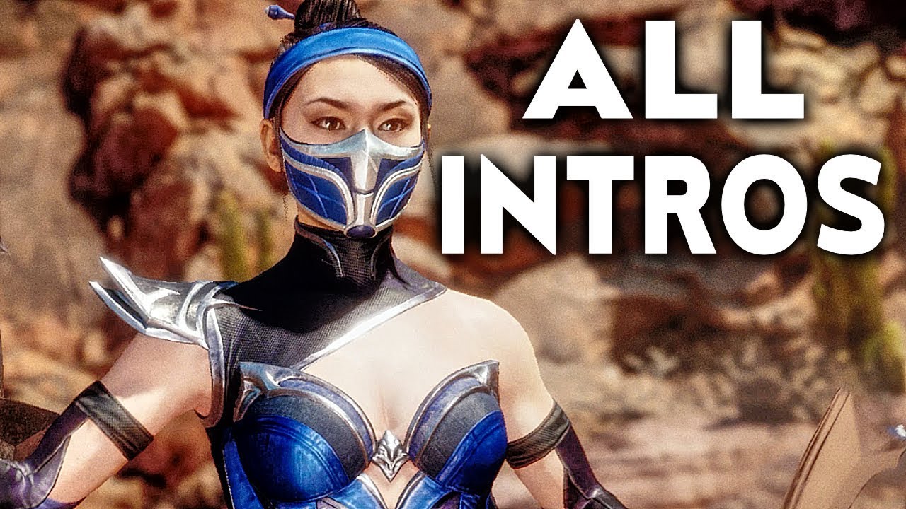 MORTAL KOMBAT 11 Kitana All Intros Dialogue Character Banter MK11