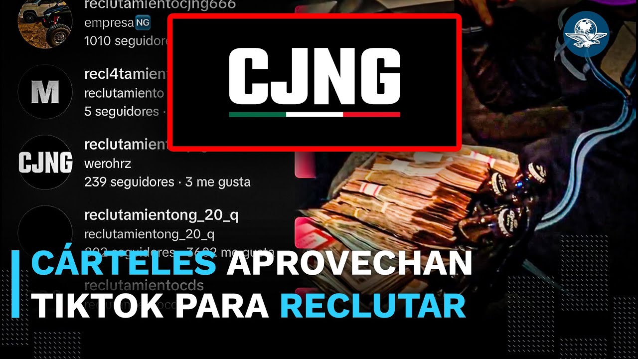 Así reclutan a jóvenes en TikTok; cárteles prometen dinero fácil