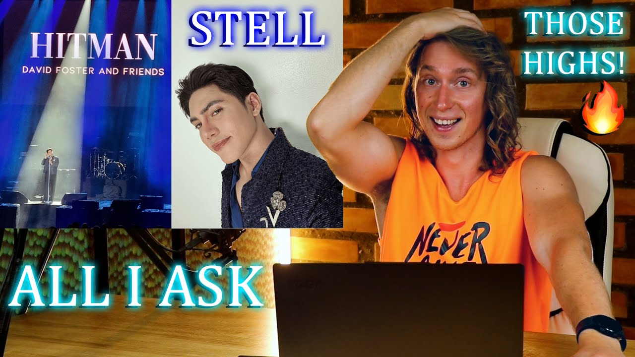That ENDING! SB19 Stell Ajero's of All I Ask at the Hitman: David Foster | Singer Reaction!